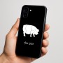 כיסוי בעיצוב אישי עם השם שלך לדגם - Nothing Phone (3a) בעיצוב חזיר