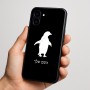 כיסוי בעיצוב אישי עם השם שלך לדגם - Nothing Phone (3a) בעיצוב פינגווין