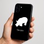 כיסוי בעיצוב אישי עם השם שלך לדגם - Nothing Phone (3a) בעיצוב קרנף