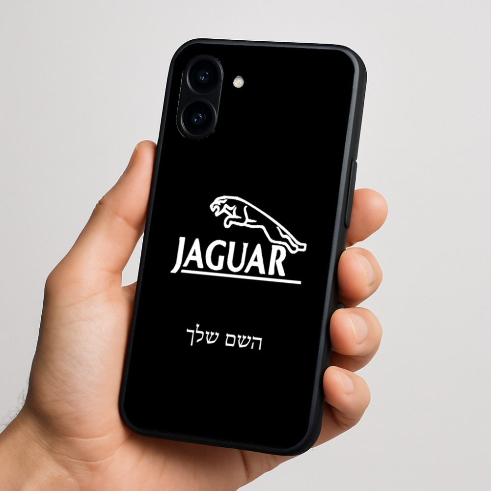 כיסוי בעיצוב אישי עם השם שלך לדגם - Nothing Phone (3a) בעיצוב יגואר