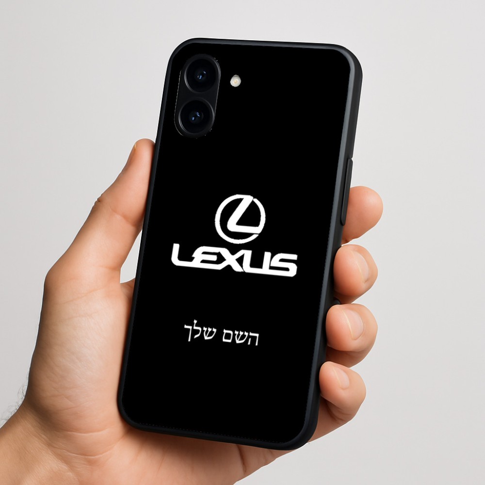 כיסוי בעיצוב אישי עם השם שלך לדגם - Nothing Phone (3a) בעיצוב לקסוס