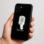 כיסוי בעיצוב אישי עם השם שלך לדגם - Nothing Phone (3a) בעיצוב מיקרופון