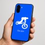 כיסוי בעיצוב אישי עם השם שלך לדגם - Nothing Phone (3a) בעיצוב רוכב אופניים