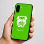 כיסוי בעיצוב אישי עם השם שלך לדגם - Nothing Phone (3a) בעיצוב פרצוף בולדוג