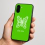 כיסוי בעיצוב אישי עם השם שלך לדגם - Nothing Phone (3a) בעיצוב פרפר