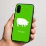 כיסוי בעיצוב אישי עם השם שלך לדגם - Nothing Phone (3a) בעיצוב חזיר