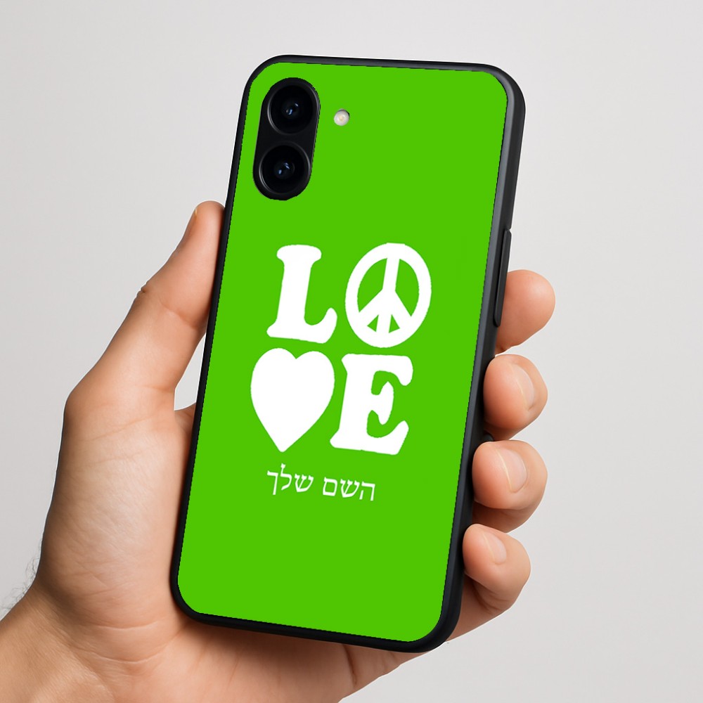 כיסוי בעיצוב אישי עם השם שלך לדגם - Nothing Phone (3a) בעיצוב אהבה