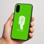 כיסוי בעיצוב אישי עם השם שלך לדגם - Nothing Phone (3a) בעיצוב מיקרופון
