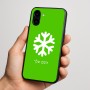 כיסוי בעיצוב אישי עם השם שלך לדגם - Nothing Phone (3a) בעיצוב שלג