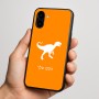 כיסוי בעיצוב אישי עם השם שלך לדגם - Nothing Phone (3a) בעיצוב דינוזאור