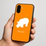כיסוי בעיצוב אישי עם השם שלך לדגם - Nothing Phone (3a) בעיצוב קרנף
