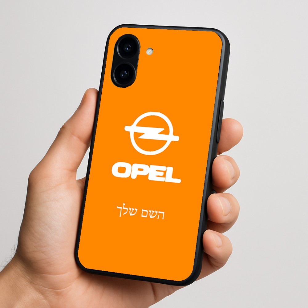 כיסוי בעיצוב אישי עם השם שלך לדגם - Nothing Phone (3a) בעיצוב אופל