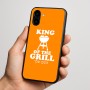 כיסוי בעיצוב אישי עם השם שלך לדגם - Nothing Phone (3a) בעיצוב מלך הגריל
