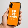 כיסוי בעיצוב אישי עם השם שלך לדגם - Nothing Phone (3a) בעיצוב אוהבת את החבר שלי