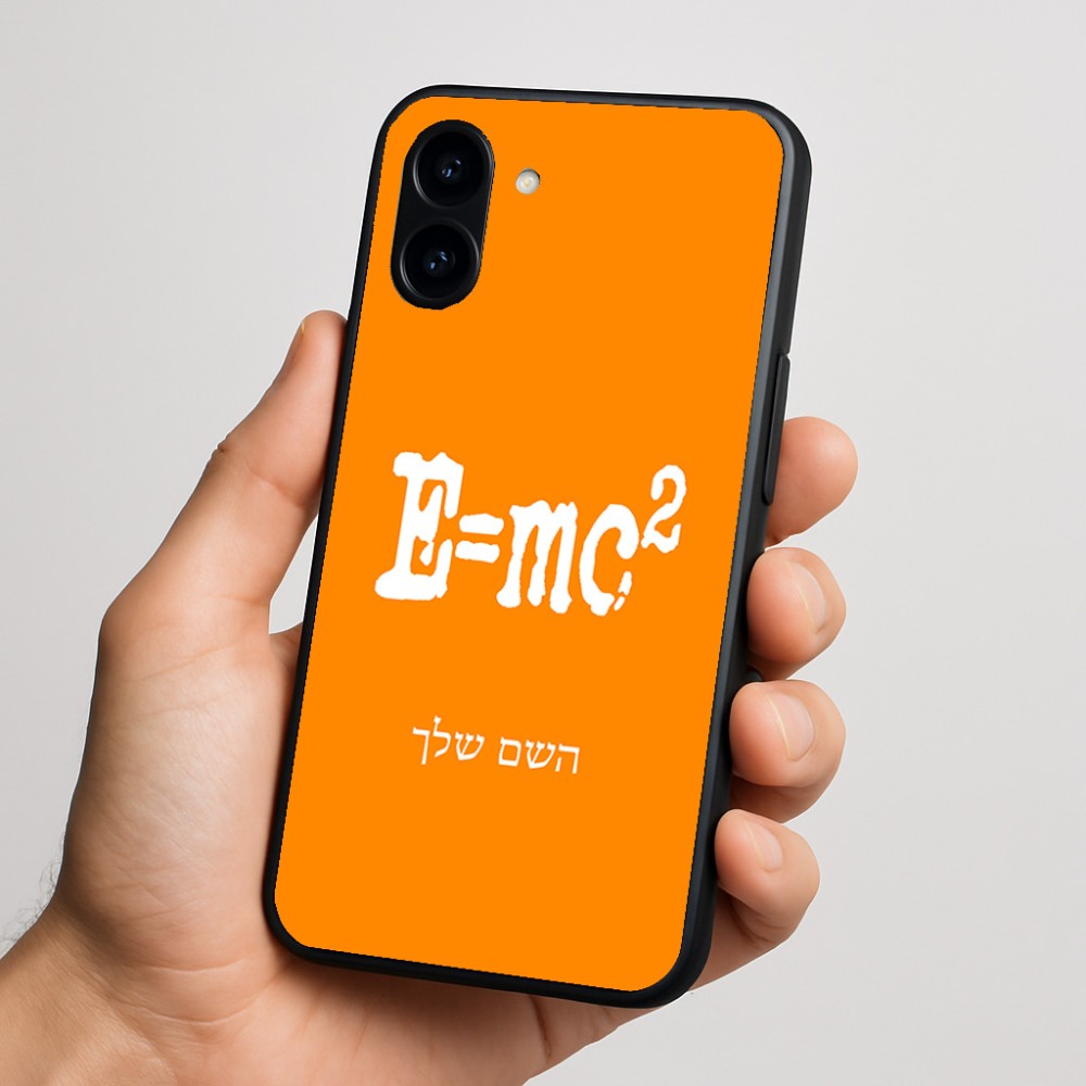 כיסוי בעיצוב אישי עם השם שלך לדגם - Nothing Phone (3a) בעיצוב נוסחת אלברט איינשטיין