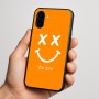 כיסוי בעיצוב אישי עם השם שלך לדגם - Nothing Phone (3a) בעיצוב סמיילי
