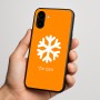 כיסוי בעיצוב אישי עם השם שלך לדגם - Nothing Phone (3a) בעיצוב שלג
