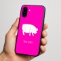 כיסוי בעיצוב אישי עם השם שלך לדגם - Nothing Phone (3a) בעיצוב חזיר