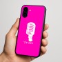 כיסוי בעיצוב אישי עם השם שלך לדגם - Nothing Phone (3a) בעיצוב מיקרופון