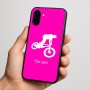כיסוי בעיצוב אישי עם השם שלך לדגם - Nothing Phone (3a) בעיצוב רוכב אופניים
