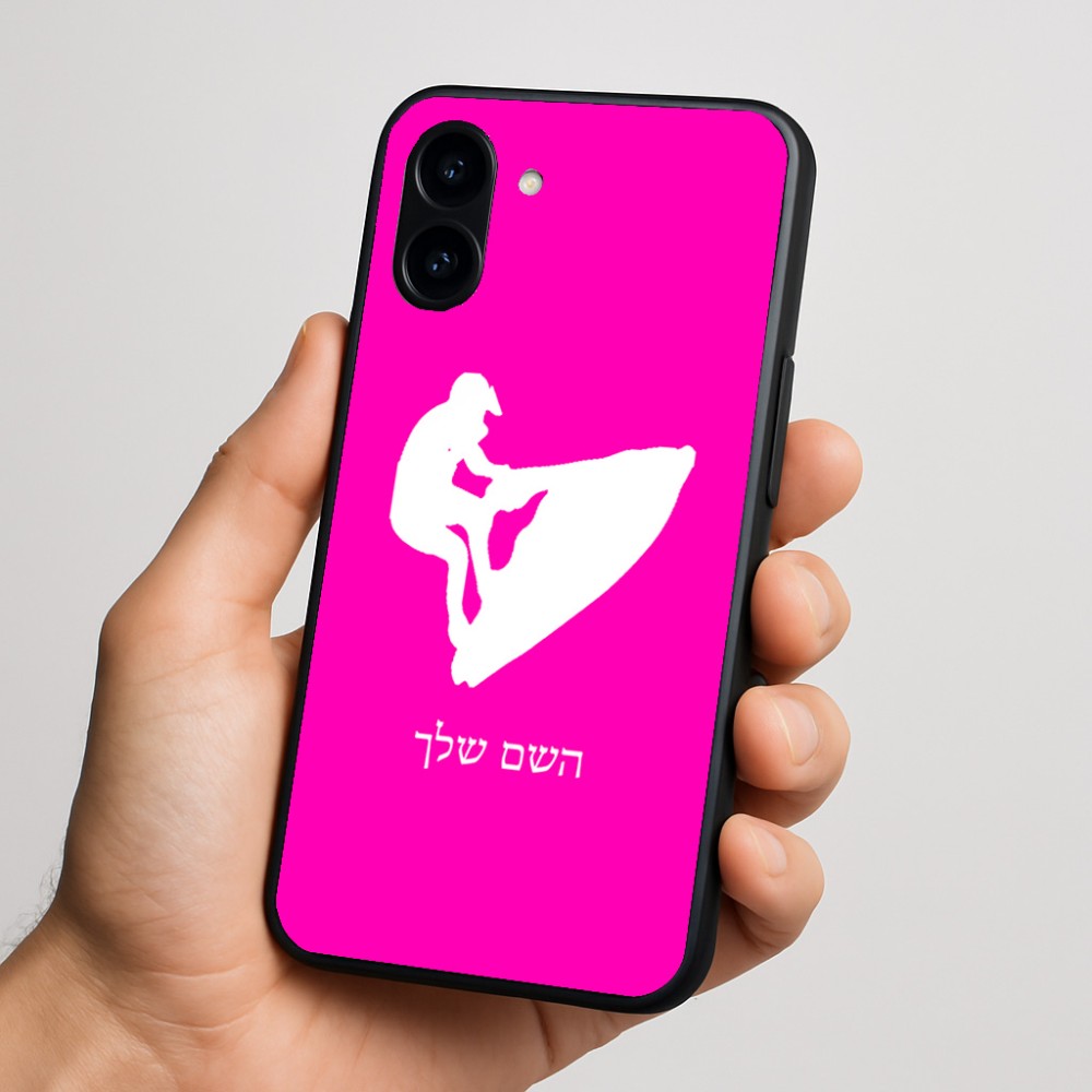 כיסוי בעיצוב אישי עם השם שלך לדגם - Nothing Phone (3a) בעיצוב אופנוע ים