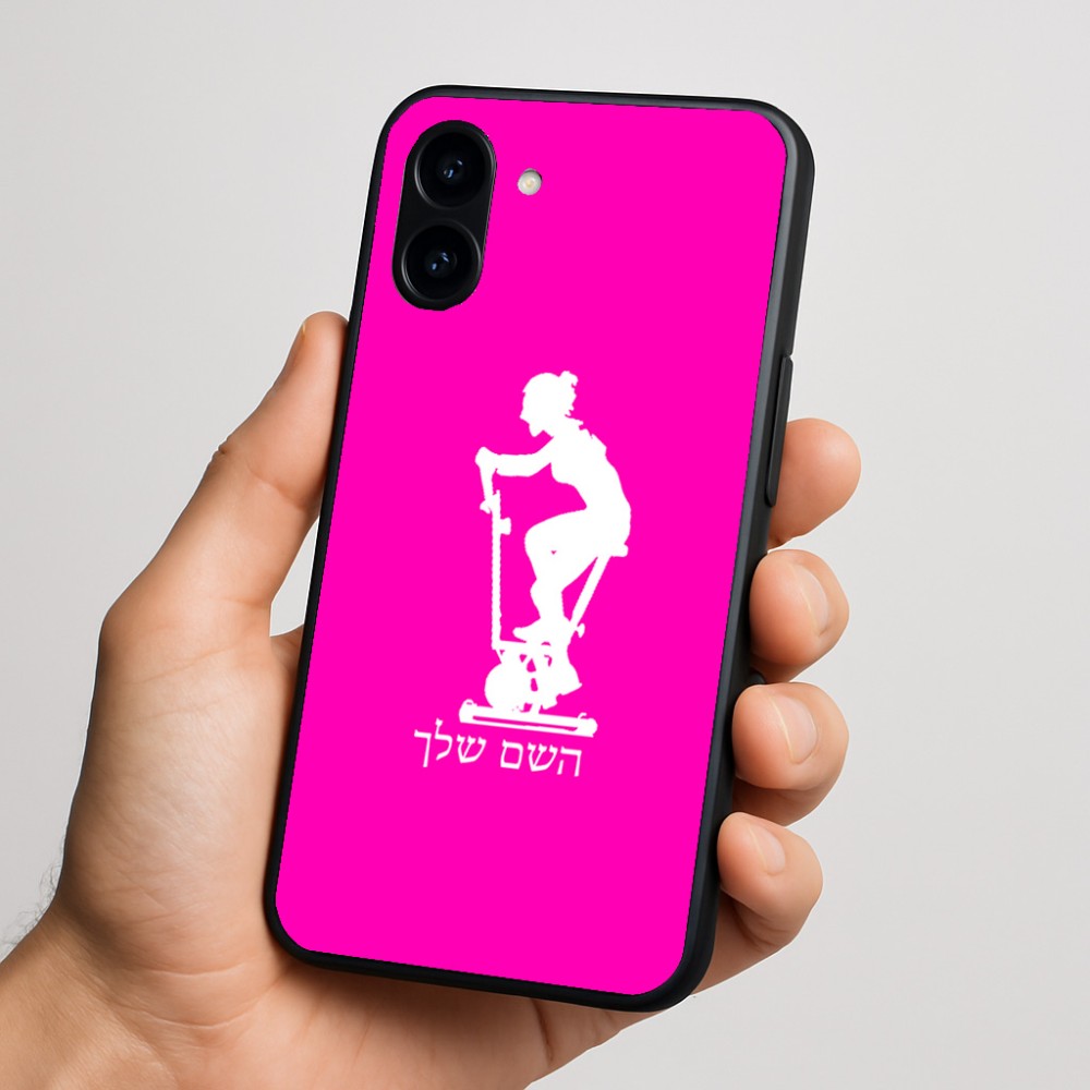 כיסוי בעיצוב אישי עם השם שלך לדגם - Nothing Phone (3a) בעיצוב אימון ספינינג - אישה