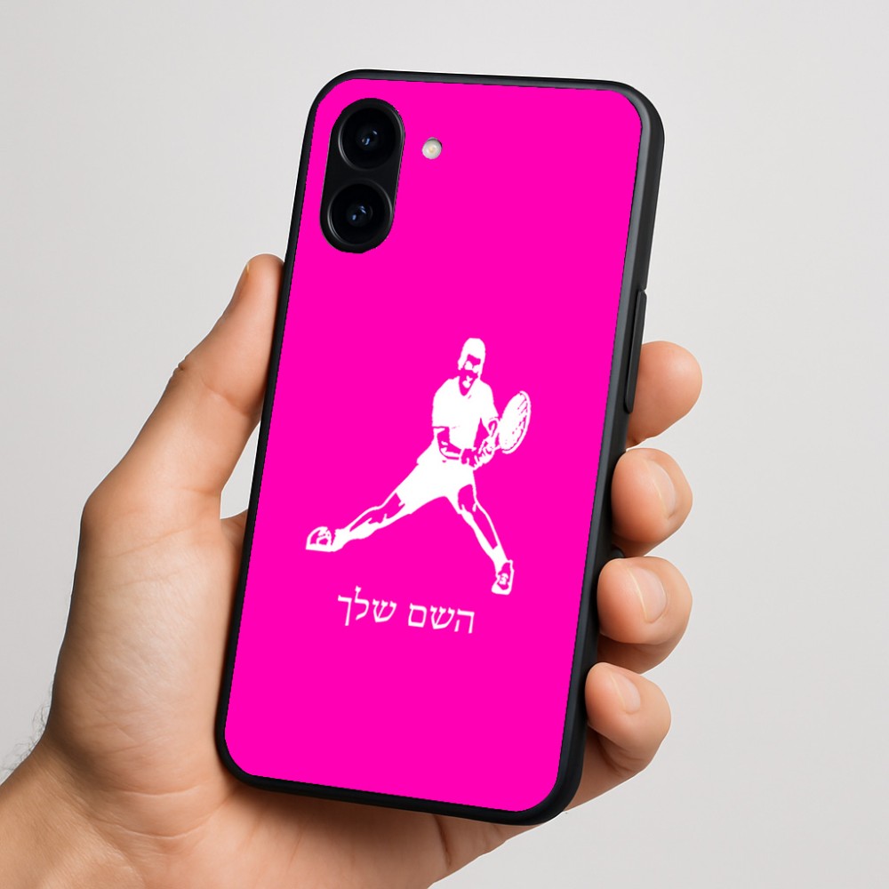 כיסוי בעיצוב אישי עם השם שלך לדגם - Nothing Phone (3a) בעיצוב שחקן טניס