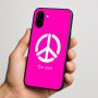 כיסוי בעיצוב אישי עם השם שלך לדגם - Nothing Phone (3a) בעיצוב סמל השלום