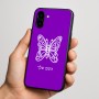 כיסוי בעיצוב אישי עם השם שלך לדגם - Nothing Phone (3a) בעיצוב פרפר