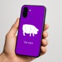 כיסוי בעיצוב אישי עם השם שלך לדגם - Nothing Phone (3a) בעיצוב חזיר