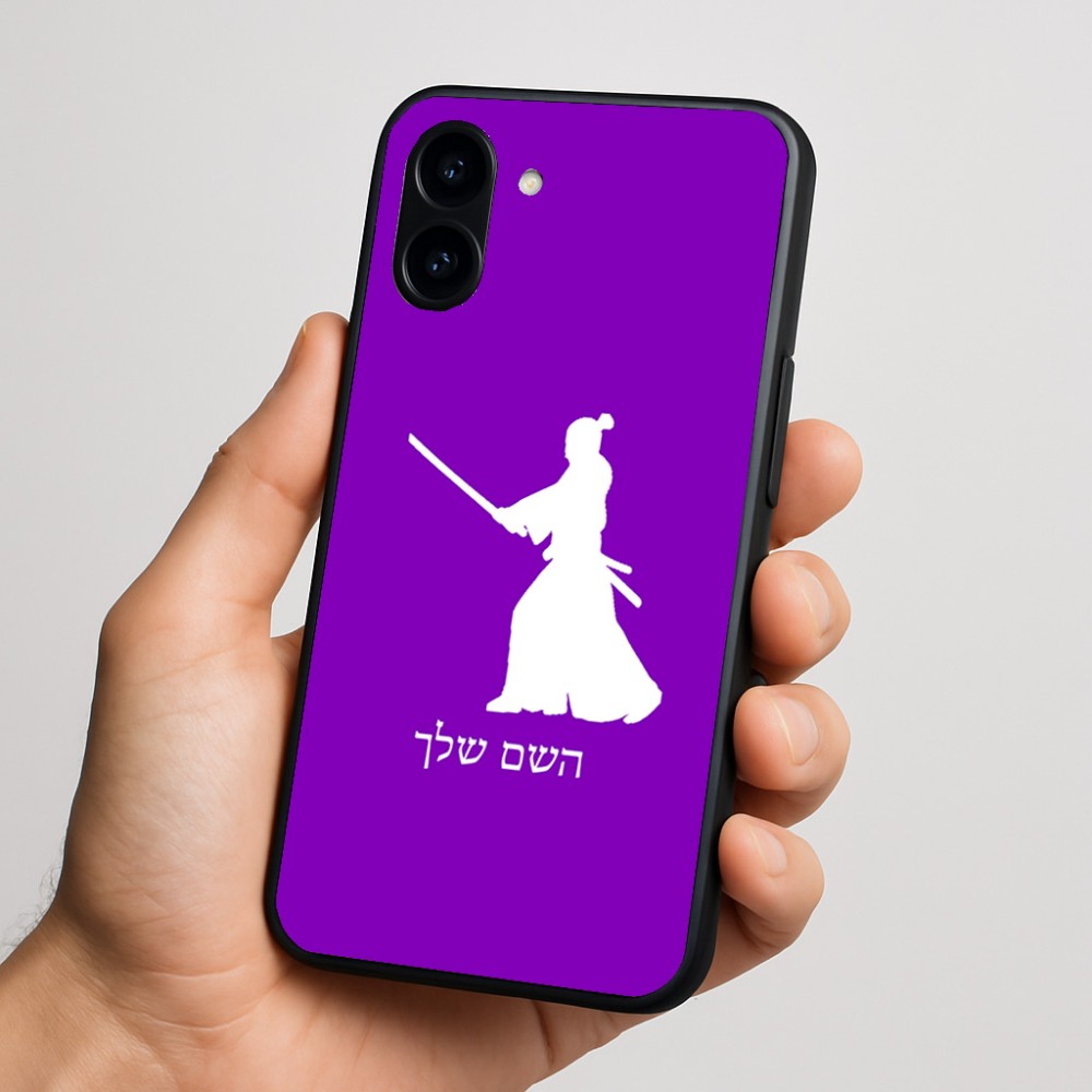 כיסוי בעיצוב אישי עם השם שלך לדגם - Nothing Phone (3a) בעיצוב סמוראי
