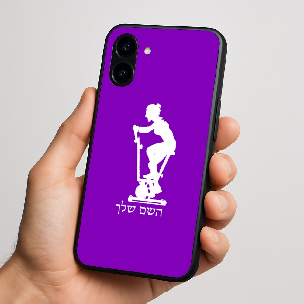 כיסוי בעיצוב אישי עם השם שלך לדגם - Nothing Phone (3a) בעיצוב אימון ספינינג - אישה
