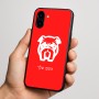 כיסוי בעיצוב אישי עם השם שלך לדגם - Nothing Phone (3a) בעיצוב פרצוף בולדוג