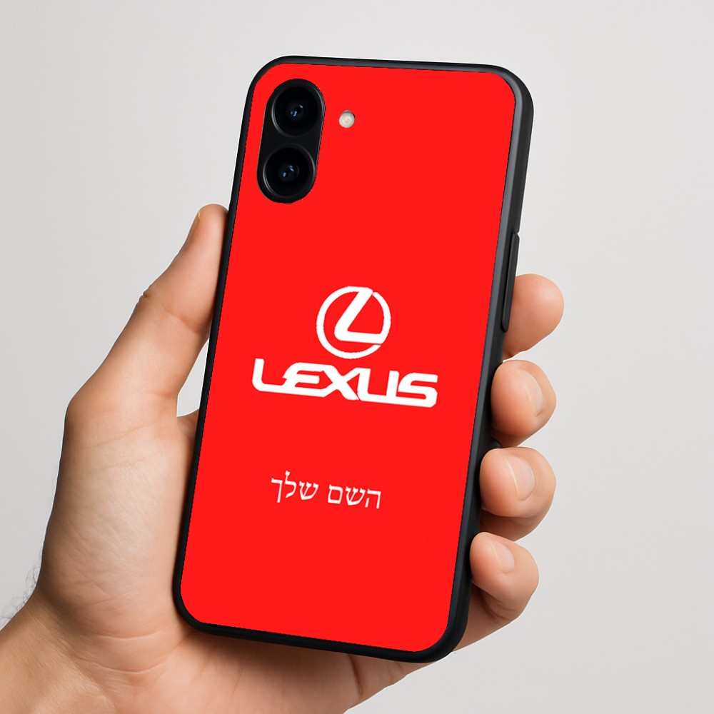 כיסוי בעיצוב אישי עם השם שלך לדגם - Nothing Phone (3a) בעיצוב לקסוס