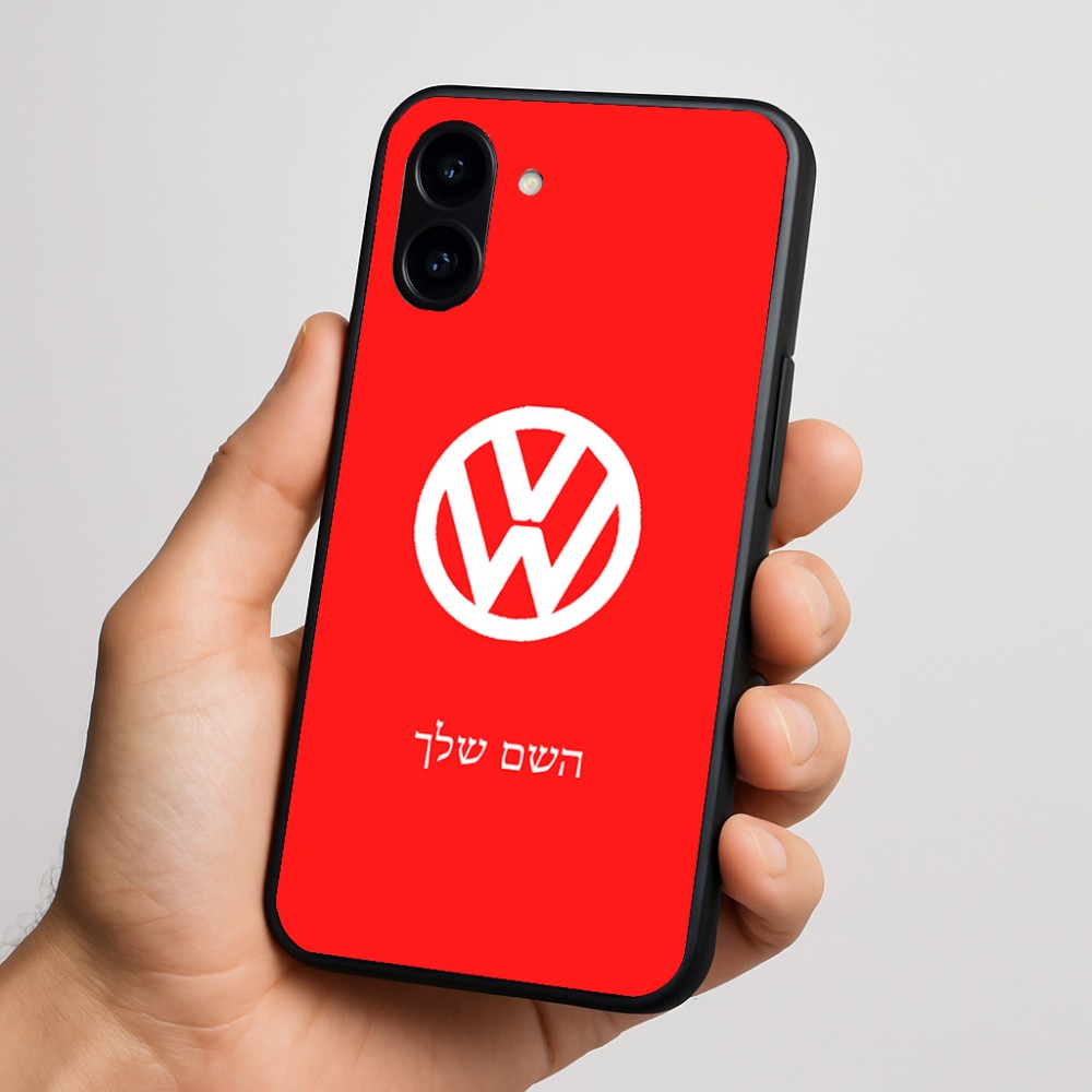 כיסוי בעיצוב אישי עם השם שלך לדגם - Nothing Phone (3a) בעיצוב פולקסווגן