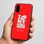 כיסוי בעיצוב אישי עם השם שלך לדגם - Nothing Phone (3a) בעיצוב לנשק את החברה שלי