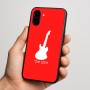 כיסוי בעיצוב אישי עם השם שלך לדגם - Nothing Phone (3a) בעיצוב גיטרה
