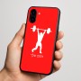 כיסוי בעיצוב אישי עם השם שלך לדגם - Nothing Phone (3a) בעיצוב הרמת משקולות