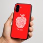 כיסוי בעיצוב אישי עם השם שלך לדגם - Nothing Phone (3a) בעיצוב הדפס תפוח