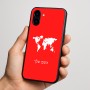 כיסוי בעיצוב אישי עם השם שלך לדגם - Nothing Phone (3a) בעיצוב מפת העולם