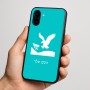 כיסוי בעיצוב אישי עם השם שלך לדגם - Nothing Phone (3a) בעיצוב נשר אמריקאי