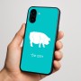 כיסוי בעיצוב אישי עם השם שלך לדגם - Nothing Phone (3a) בעיצוב חזיר