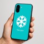 כיסוי בעיצוב אישי עם השם שלך לדגם - Nothing Phone (3a) בעיצוב שלג