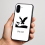 כיסוי בעיצוב אישי עם השם שלך לדגם - Nothing Phone (3a) בעיצוב נשר אמריקאי