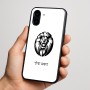 כיסוי בעיצוב אישי עם השם שלך לדגם - Nothing Phone (3a) בעיצוב פני אריה