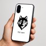 כיסוי בעיצוב אישי עם השם שלך לדגם - Nothing Phone (3a) בעיצוב זאב