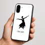 כיסוי בעיצוב אישי עם השם שלך לדגם - Nothing Phone (3a) בעיצוב בלרינה