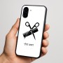 כיסוי בעיצוב אישי עם השם שלך לדגם - Nothing Phone (3a) בעיצוב מעצב שיער
