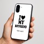 כיסוי בעיצוב אישי עם השם שלך לדגם - Nothing Phone (3a) בעיצוב אוהבת את החבר שלי