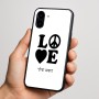 כיסוי בעיצוב אישי עם השם שלך לדגם - Nothing Phone (3a) בעיצוב אהבה